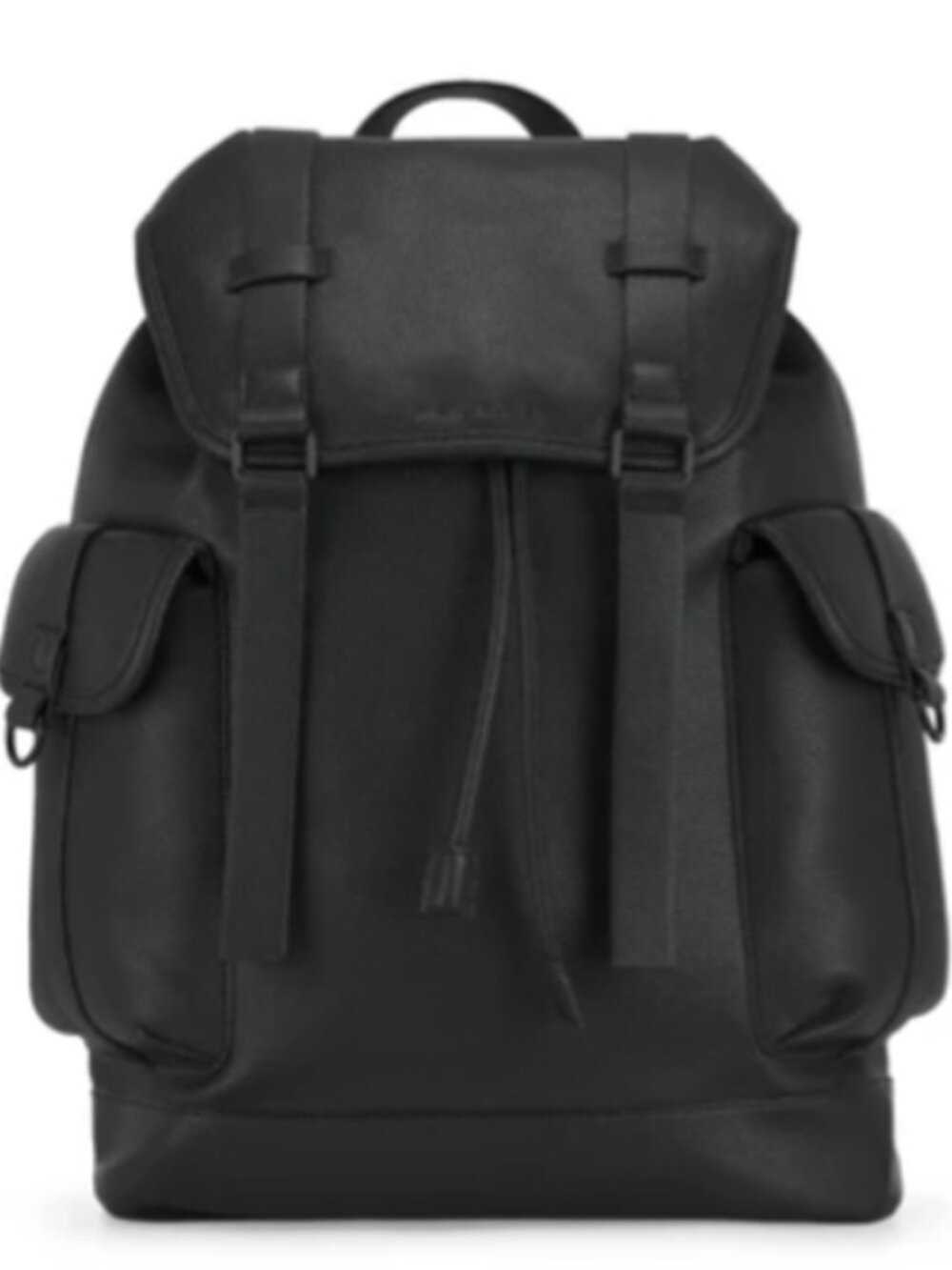 Bugatti - Black Pebbled Vegan Leather Backpack/Laptop Bag - NWT